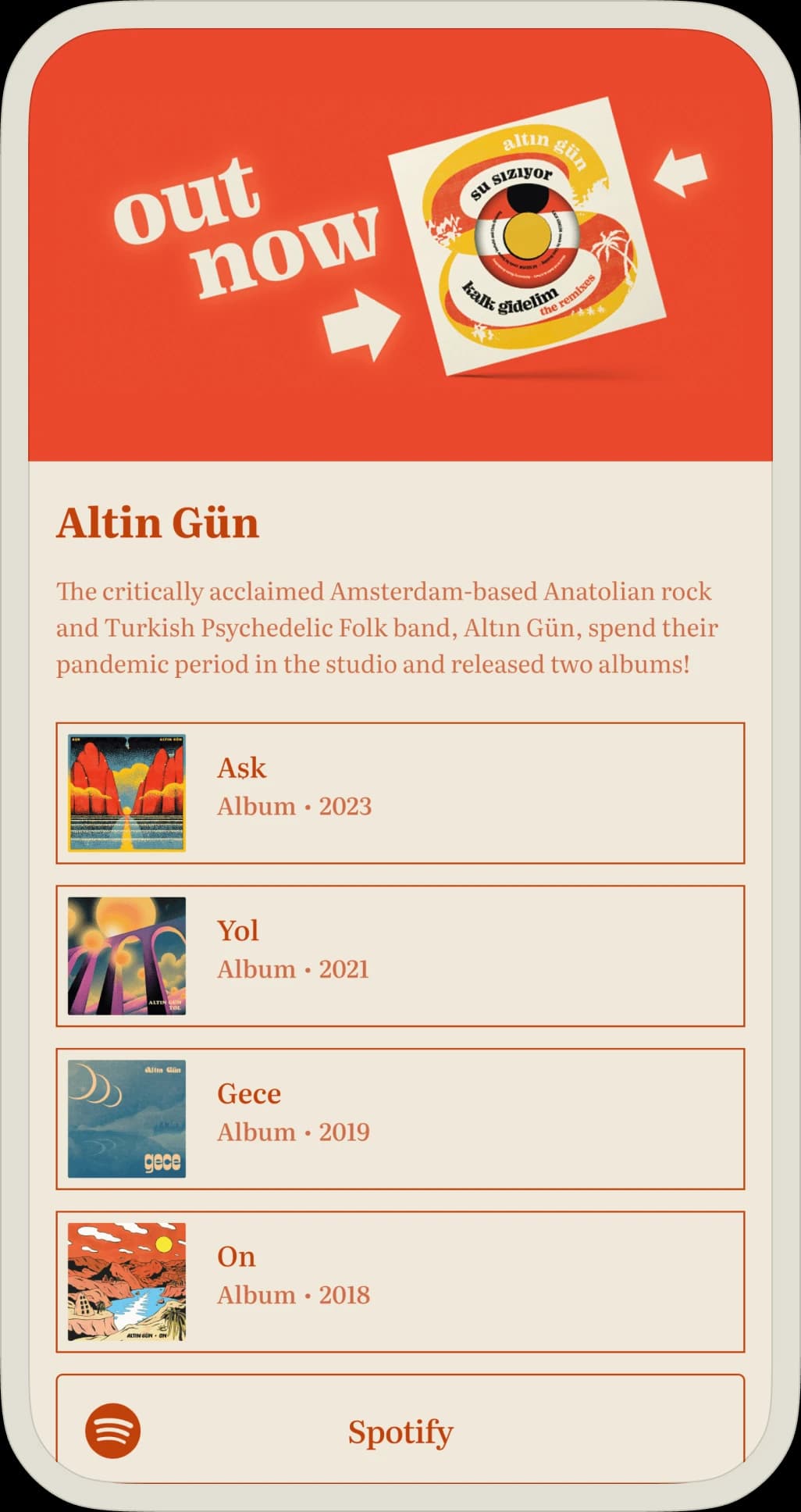 Altin Gun's Noise